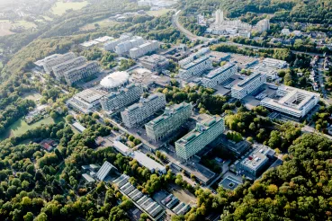 Luftbild vom RUB-Campus