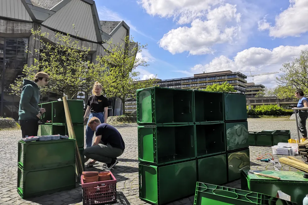 Mitmachaktion BUILD ‘n‘ PLANT Sommersemester 2024